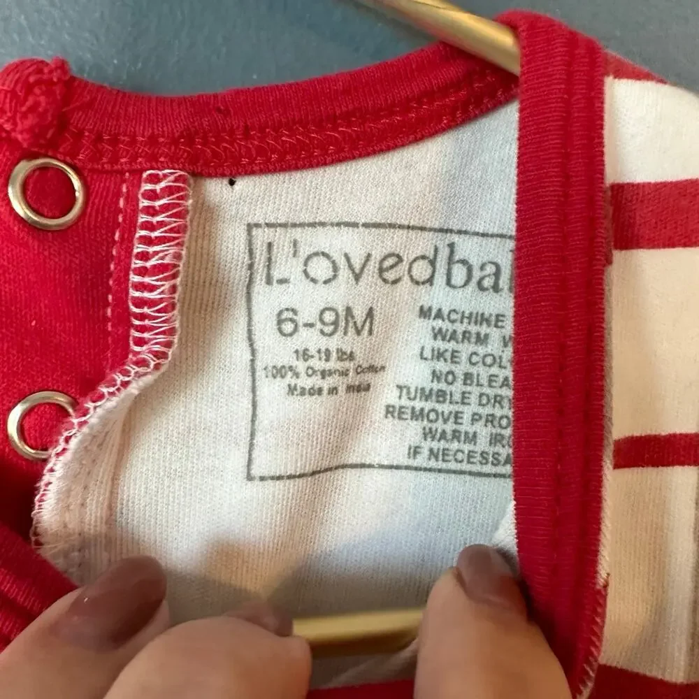 L’ovedbaby Christmas‎ plaid footie